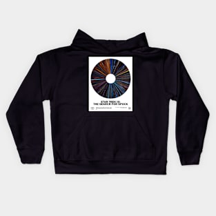 minimal_Star T.rek III - The Search for S.pock  Warp Barcode Movie Kids Hoodie